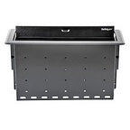 StarTech.com BOX4MODULE cable organizer Desk Cable box Black 1 pc(s)