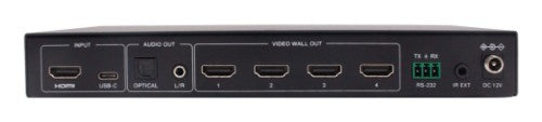 Tripp Lite B119-1X4-4K6-VW video wall processor Black