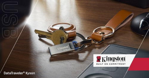 Kingston Technology DataTraveler Kyson USB flash drive 512 GB USB Type-A 3.2 Gen 1 (3.1 Gen 1) Stainless steel