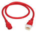 Eaton P005-E03-ARD-6 power cable Red 35.4" (0.9 m) C14 coupler C13 coupler
