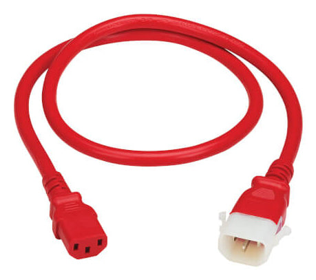 Eaton P005-E03-ARD-6 power cable Red 35.4" (0.9 m) C14 coupler C13 coupler