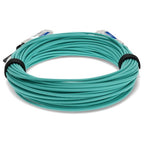 AddOn Networks ADD-QARQMX-AOC50M InfiniBand/fibre optic cable 1968.5" (50 m) QSFP+ Aqua color