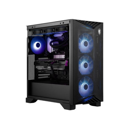 MSI Aegis RS2 AI C2NVP7-1445US Intel Core Ultra 7 265K 32 GB DDR5-SDRAM 1 TB SSD NVIDIA GeForce RTX 5070 Windows 11 Home Desktop PC Black