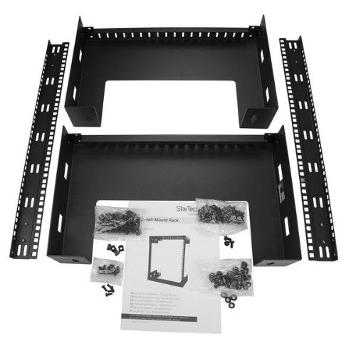 StarTech.com RK15WALLO rack cabinet 15U Wall mounted rack Black