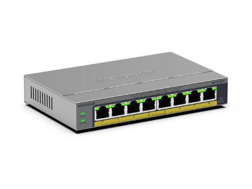 NETGEAR GS108EP Managed L2/L3 Gigabit Ethernet (10/100/1000) Gray