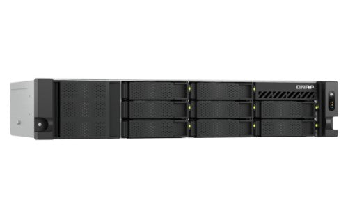 QNAP TS-855EU-RP-8G-US NAS/storage server Rack (2U) Intel Atom® C5125 8 GB DDR4 0 TB QuTS hero Black