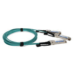 AddOn Networks MFS1S50-H005V-AO InfiniBand/fibre optic cable 196.9" (5 m) QSFP56 2x QSFP56 AOC Aqua color