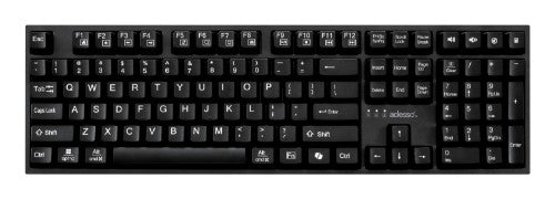 Adesso AKB-670UB keyboard Home/Office USB QWERTY US English Black