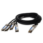 AddOn Networks DAC-Q56DD-4Q56-SFF-100G-3M-AO InfiniBand/fibre optic cable 118.1" (3 m) QSFP-DD 4x QSFP56 Black