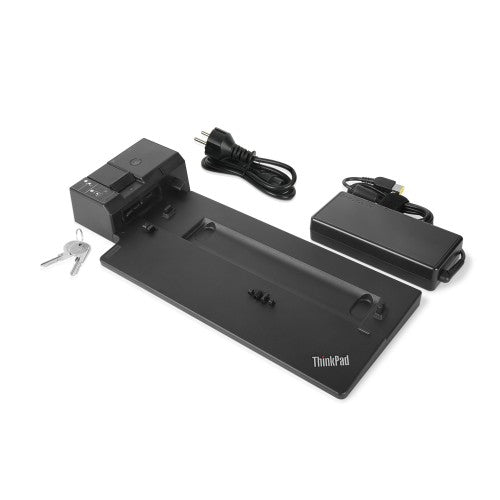 Lenovo 40AH0135US laptop dock/port replicator Docking Black