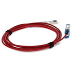 AddOn Networks SFP-H10GB-CU0-5M-RD-AO InfiniBand/fibre optic cable 19.7" (0.5 m) SFP+ Red