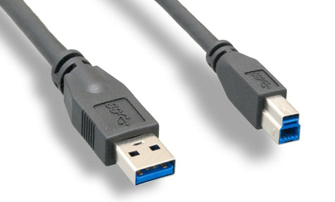 Axiom USB3ABMM10-AX USB cable USB 3.2 Gen 1 (3.1 Gen 1) 119.7" (3.04 m) USB A USB B Black
