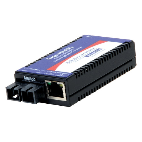 Advantech IMC-370-SST-PS network media converter 1000 Mbit/s 1310 nm Single-mode Black