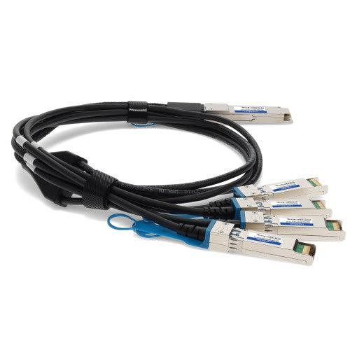 AddOn Networks DAC-Q28-4SFP28-25G-0-5M-AO InfiniBand/fibre optic cable 19.7" (0.5 m) QSFP28 4x SFP28 Black