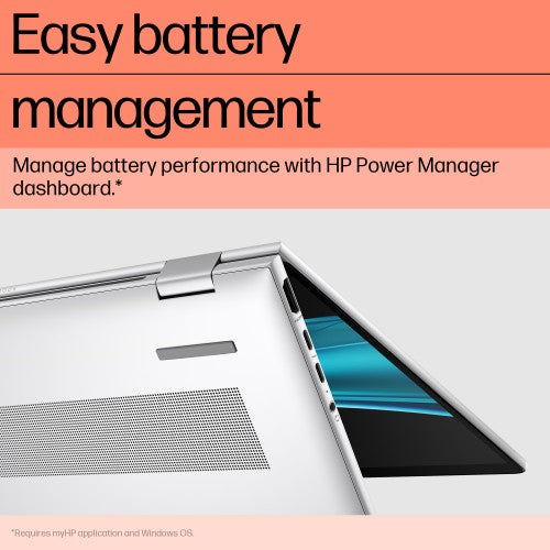 HP EliteBook 1040 G11 Intel Core Ultra 7 165H Laptop 14" Touchscreen WUXGA 32 GB LPDDR5x-SDRAM 512 GB SSD Wi-Fi 6E (802.11ax) Windows 11 Pro Silver