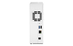 QNAP TS-133-US NAS/storage server Tower Cortex-A55 2 GB DDR4 0 TB QNAP Turbo System White