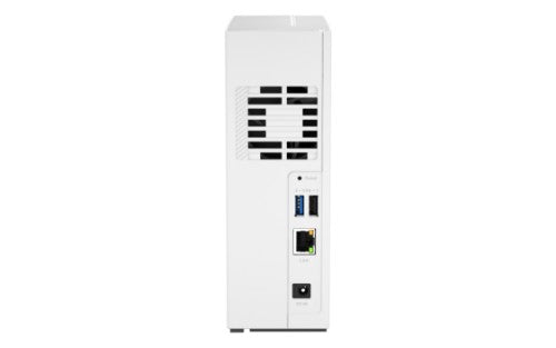 QNAP TS-133-US NAS/storage server Tower Cortex-A55 2 GB DDR4 0 TB QNAP Turbo System White