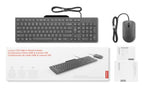 Lenovo GX31R09775 keyboard Mouse included Home/Office USB US English Gray