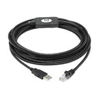 Tripp Lite U009-015-RJ45-X cable gender changer RJ-45 USB 2.0 Type-A Black