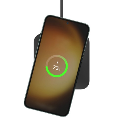 Belkin BoostCharge Pro Headphones, Smartphone Black USB Wireless charging Fast charging Indoor