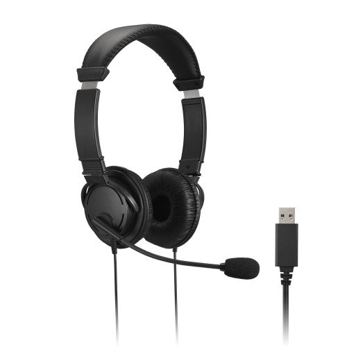 Kensington K33065WW headphones/headset Wired Head-band USB Type-A