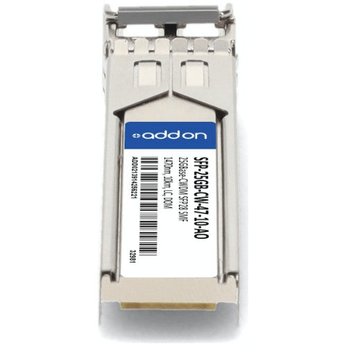 AddOn Networks SFP-25GB-CW-47-10-AO network transceiver module Fiber optic 25000 Mbit/s SFP28 1470 nm