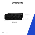 HP Z2 Mini G1i Wolf Pro Security Edition Intel Core Ultra 7 265 32 GB DDR5-SDRAM 1 TB SSD NVIDIA RTX 4000 Ada Windows 11 Pro Mini PC Workstation AI Workstation, AI PC Black
