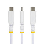 StarTech.com USB2AC3FBRWH USB cable USB 2.0 35.8" (0.91 m) USB A USB C 0.48 Gbit/s 15 W White