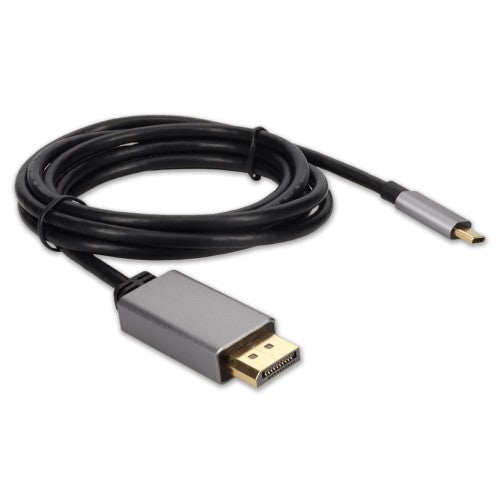 AddOn Networks USBC2DPMMAL-AA video cable adapter 7.87" (0.2 m) USB Type-C DisplayPort Black