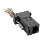 Tripp Lite P440-89FM cable gender changer DB9 RJ45 Black