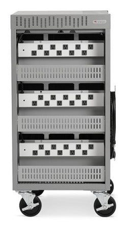 Bretford CUBE Cart Slim Portable device management cabinet Gray