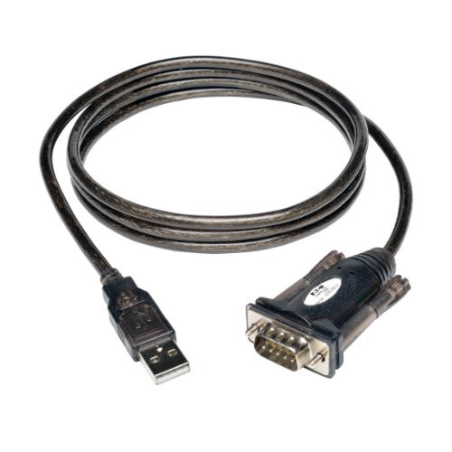 Tripp Lite U209-000-R serial cable Black, White 59.8" (1.52 m) USB A DB9