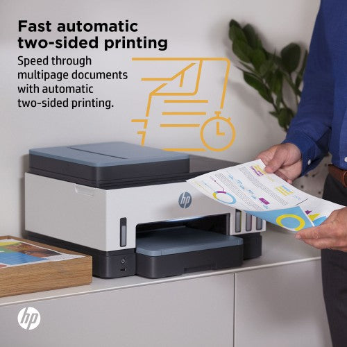 HP Smart Tank 7602 Wireless All-in-One Color Printer, Two-sided printing; Copier, Scanner