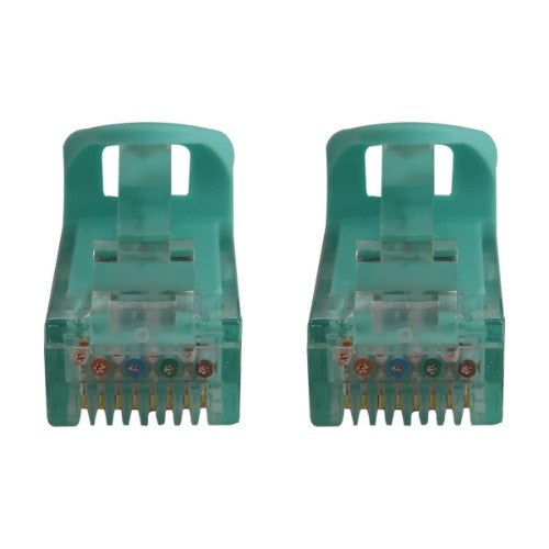 Tripp Lite N261-001-AQ networking cable Aqua color 11.8" (0.3 m) Cat6a U/UTP (UTP)