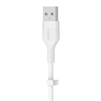 Belkin Cbl Scicone USB-A LTG 2M blc 78.7" (2 m) White