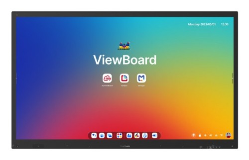 Viewsonic IFP6563 signage display Interactive flat panel 65" LCD Wi-Fi 450 cd/m² 4K Ultra HD Black Touchscreen Built-in processor