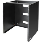 StarTech.com WALLMNT12 rack cabinet 12U Wall mounted rack Black