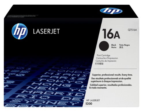 Q7516A (16A) Toner black, 12K pages
