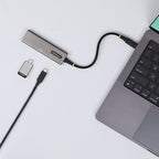 StarTech.com 309B-USBC-HUB interface hub USB 3.2 Gen 2 (3.1 Gen 2) Type-C 10000 Mbit/s Gray