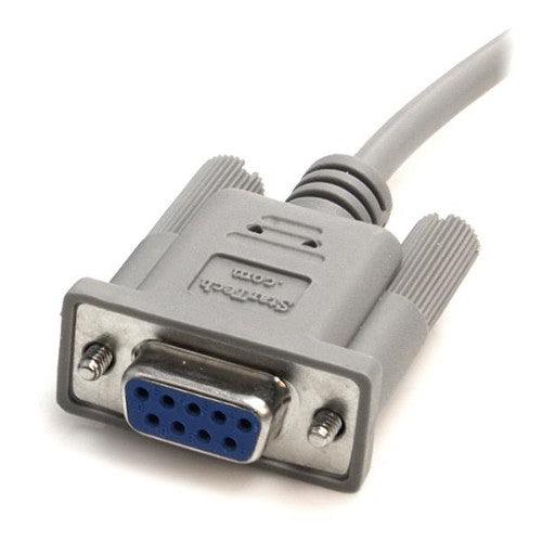 StarTech.com SCNM9FF serial cable Gray 118.1" (3 m) RS-232