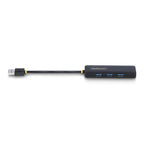 StarTech.com H5A4A-USB-HUB interface hub USB 3.2 Gen 1 (3.1 Gen 1) Type-A 5000 Mbit/s Black
