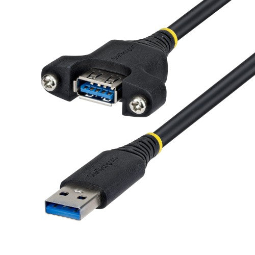 StarTech.com USBPNLAFAM2M USB cable USB 3.2 Gen 1 (3.1 Gen 1) 78.7" (2 m) USB A 5 Gbit/s Black
