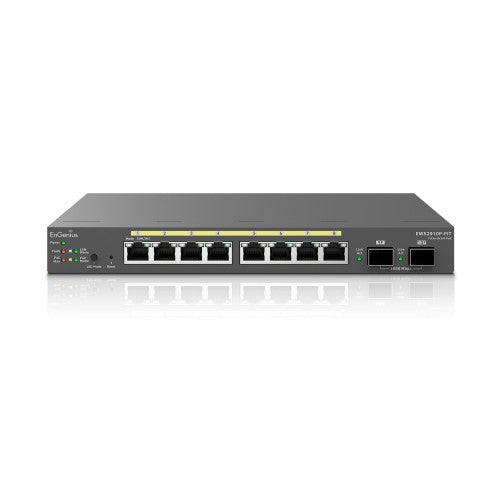 EnGenius EWS2910P-FIT network switch Managed L2+ Gigabit Ethernet (10/100/1000) Power over Ethernet (PoE) Black