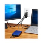 Eaton U442-DOCK30 mobile device charger Laptop, Universal Black AC Fast charging Indoor