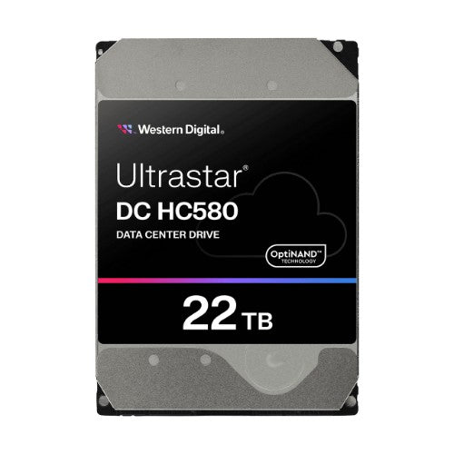 Western Digital Ultrastar DC HC580 internal hard drive 22 TB 7200 RPM 512 MB 3.5" Serial ATA