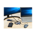 Eaton U444-06N-H4MUC3 interface hub USB Type-C 10000 Mbit/s Black, Gray
