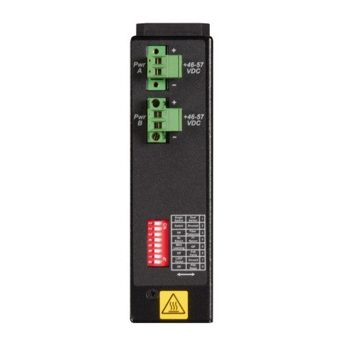 Black Box LIE402A network switch Unmanaged L2 Gigabit Ethernet (10/100/1000) Power over Ethernet (PoE) DIN rail