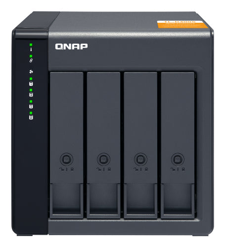 QNAP TL-D400S HDD/SSD enclosure Black 2.5/3.5"