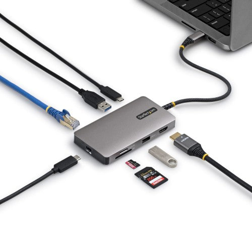 StarTech.com 305B-USBC-MULTIPORT laptop dock/port replicator Wired USB 3.2 Gen 2 (3.1 Gen 2) Type-C Gray