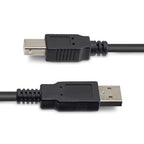 StarTech.com USB2HAB65AC USB cable USB 2.0 787.4" (20 m) USB A USB B 0.48 Gbit/s Black